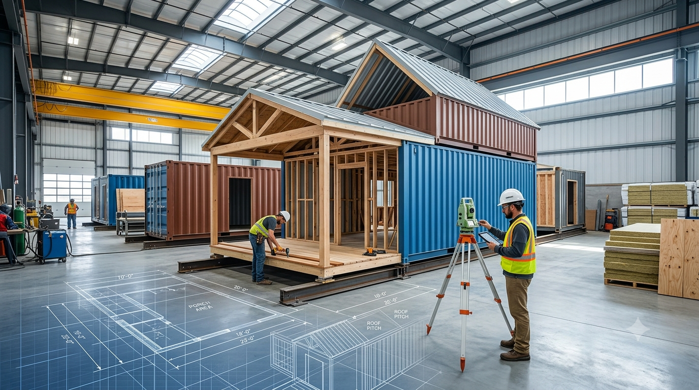 Meridian Living Freight Container Homes Assembly and Blueprints